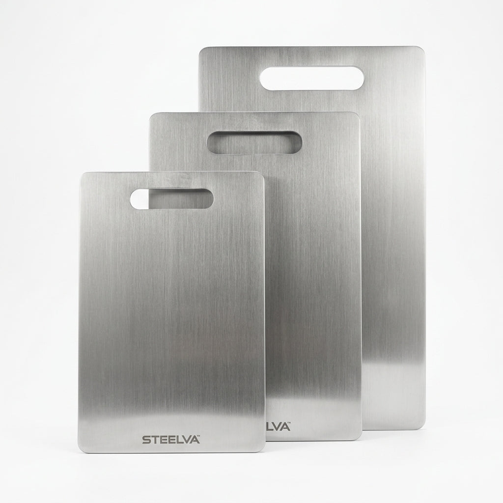 طقم ™STEELVA لألواح التقطيع (3 قطع)